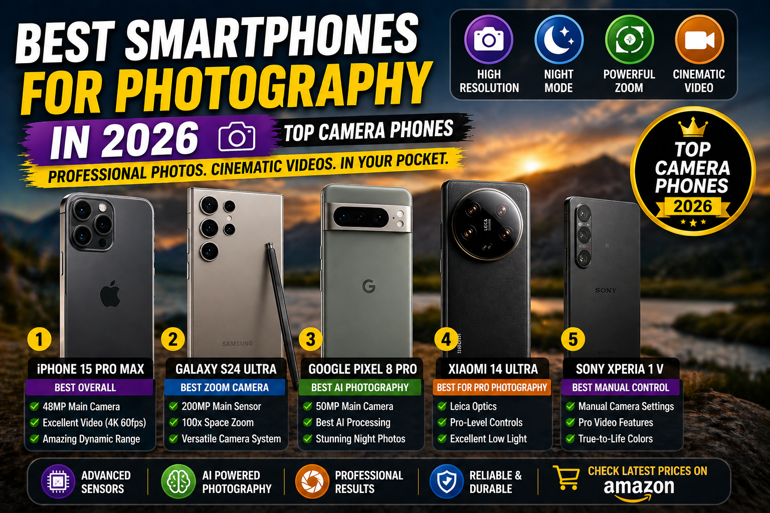 BEST CAMERA PHONES 2026
