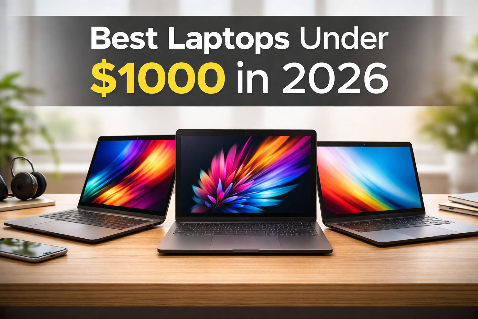 Best Laptops Under $1000 (2026) – 5 Powerful Picks You Shouldn’t Buy Before Seeing