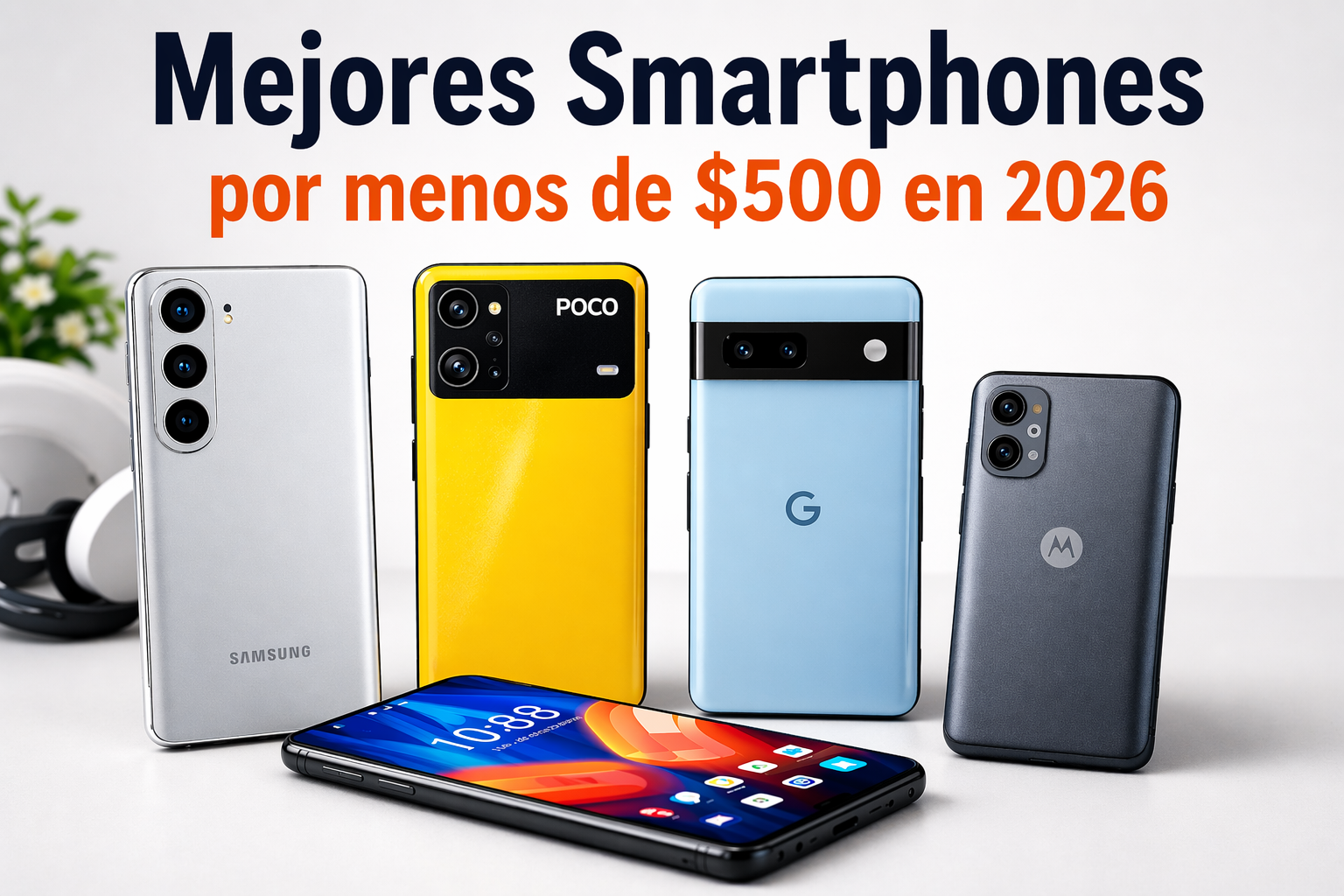 Mejores Smartphones por Menos de $500 en 2026: Las Mejores Opciones Calidad-Precio