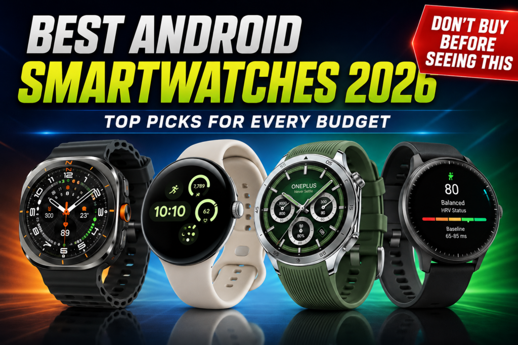 BEST ANDROID SMARTWATCHES 2026